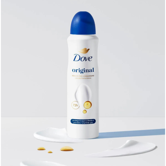 Desodorante Antitranspirante Dove Original Aerosol 150ml em Oferta na Shopee