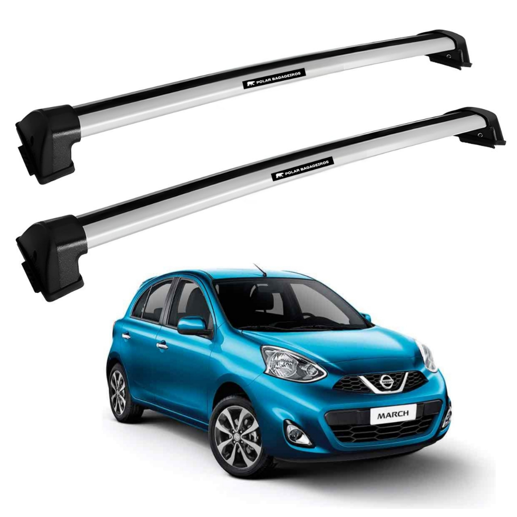 Rack de Teto Esportivo para Nissan March – Instalação Rápida