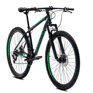 Bicicleta Bike Mtb Aro 29 Aço Susp Avance 21v Freio Disco Quadro 17 - Verde em Oferta na Shopee