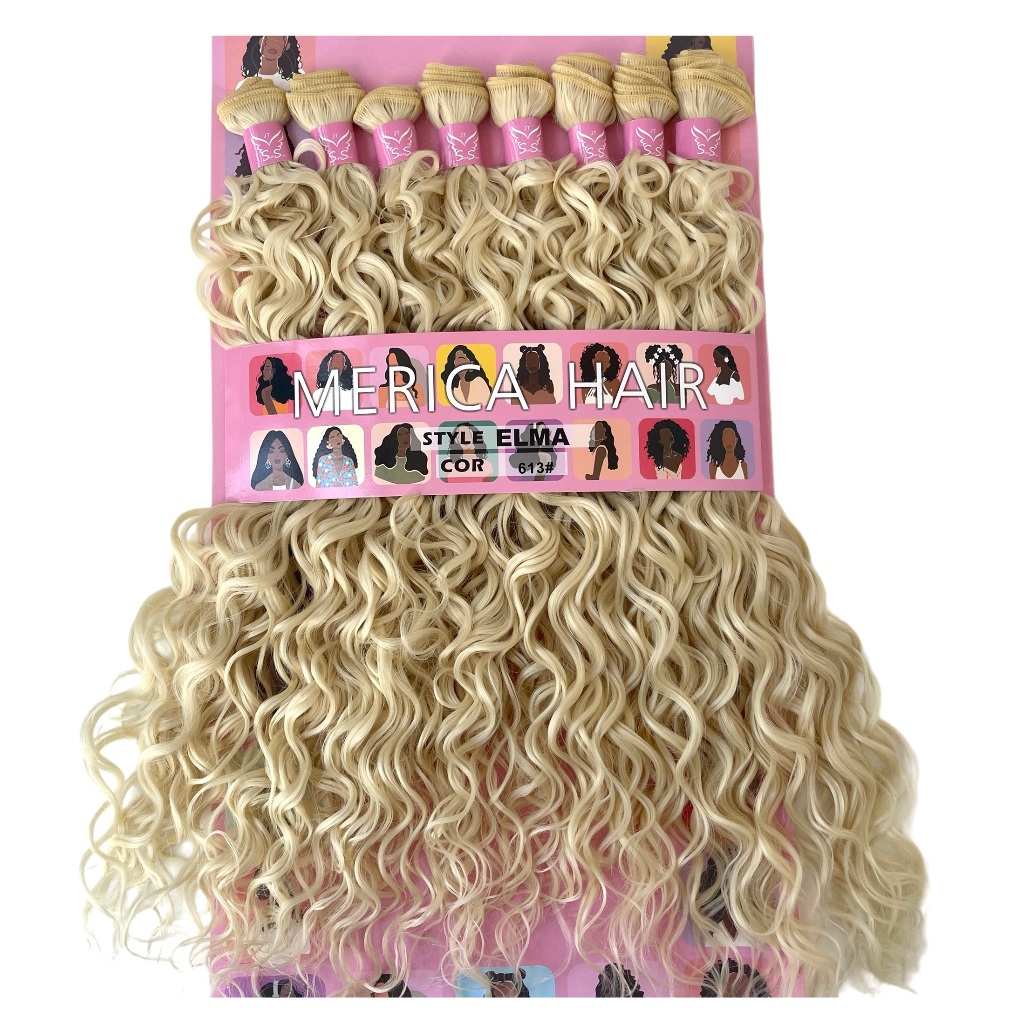 Cabelo 100% Orgânico Cacheado - Elma - Merica Hair - Super Star