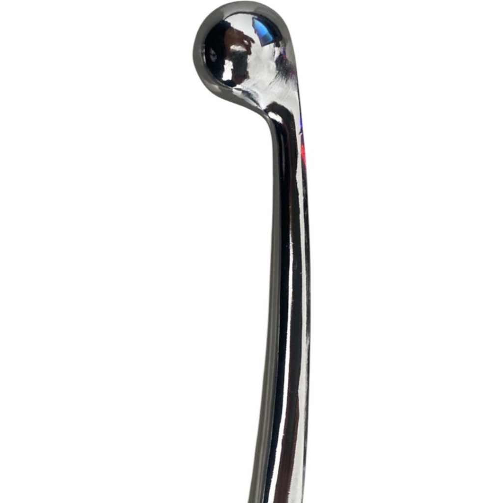 PAR DE MANETE CROMADAS MOD ORIG RESISTENTE BROS CB 300 TITAN FAN START TWISTER — imagem 2 de 2