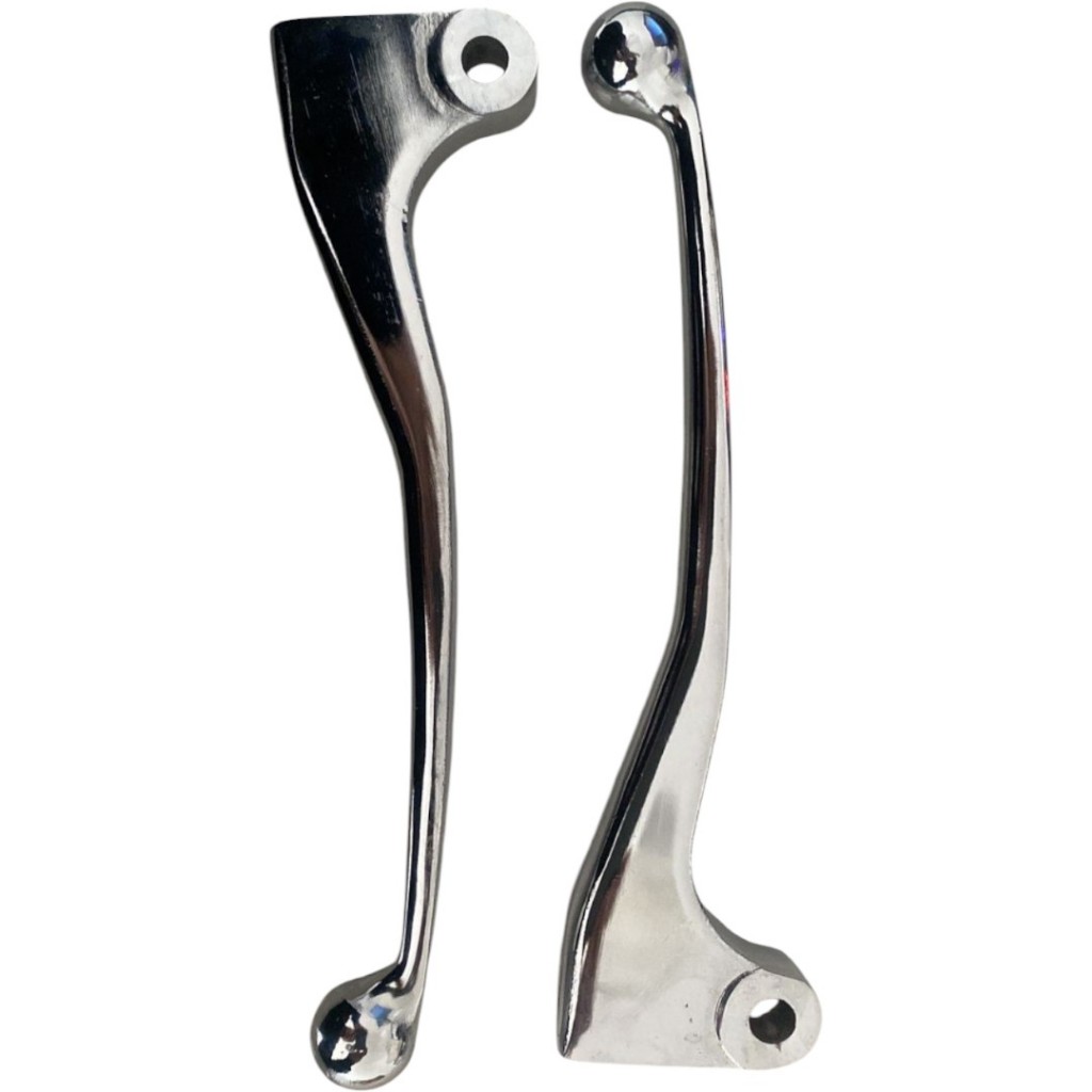 PAR DE MANETE CROMADAS MOD ORIG RESISTENTE BROS CB 300 TITAN FAN START TWISTER