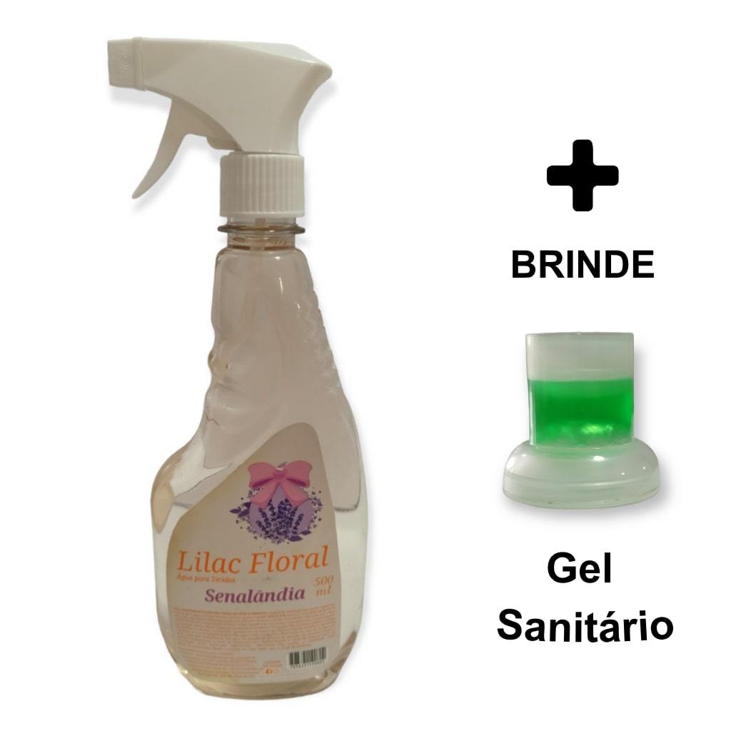 1 Água para Passar Roupa Facilitador Aroma Lilac Floral Borrifador Tecido Roupa 500ml - Envio Já