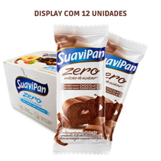 Kit 12 Bolinhos Zero Açúcar - Chocolate com Chocolate em Oferta na Shopee