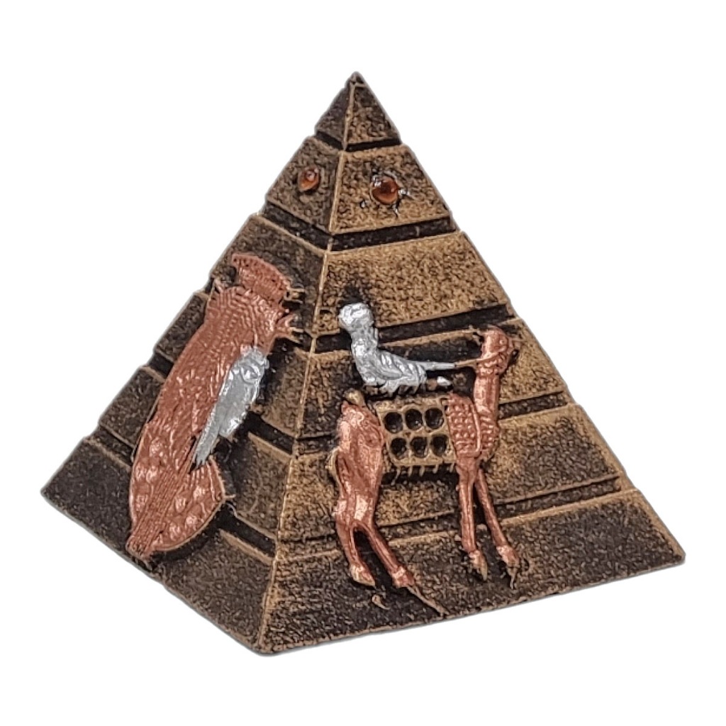 Pirâmide Egito Mini Nefertiti Cleópatra Beduíno Esfinge 5,5c