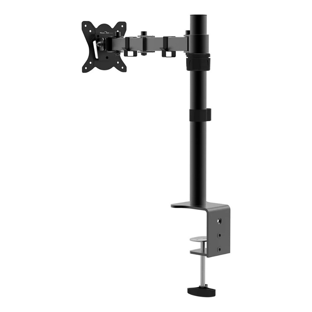 Suporte Universal p/ Monitor 10" a 27" Arcticus VESA 100x100 Altura Ajustável Sem Furar a Mesa NR17