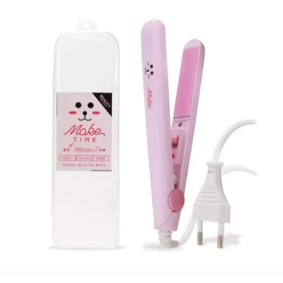 Mini Chapinha Prancha De Bolsa Portátil Cabelo Bivolt Suave e fácil de usar em Oferta na Shopee