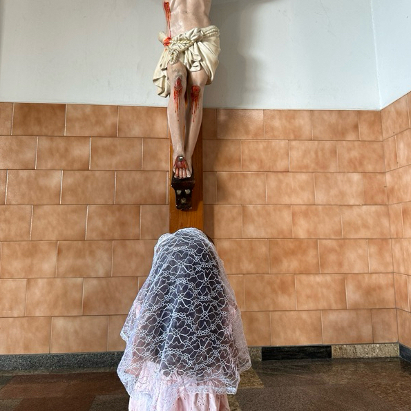 Véu Infantil Católico Para Missa Com Presilha Fixadora em Oferta na Shopee