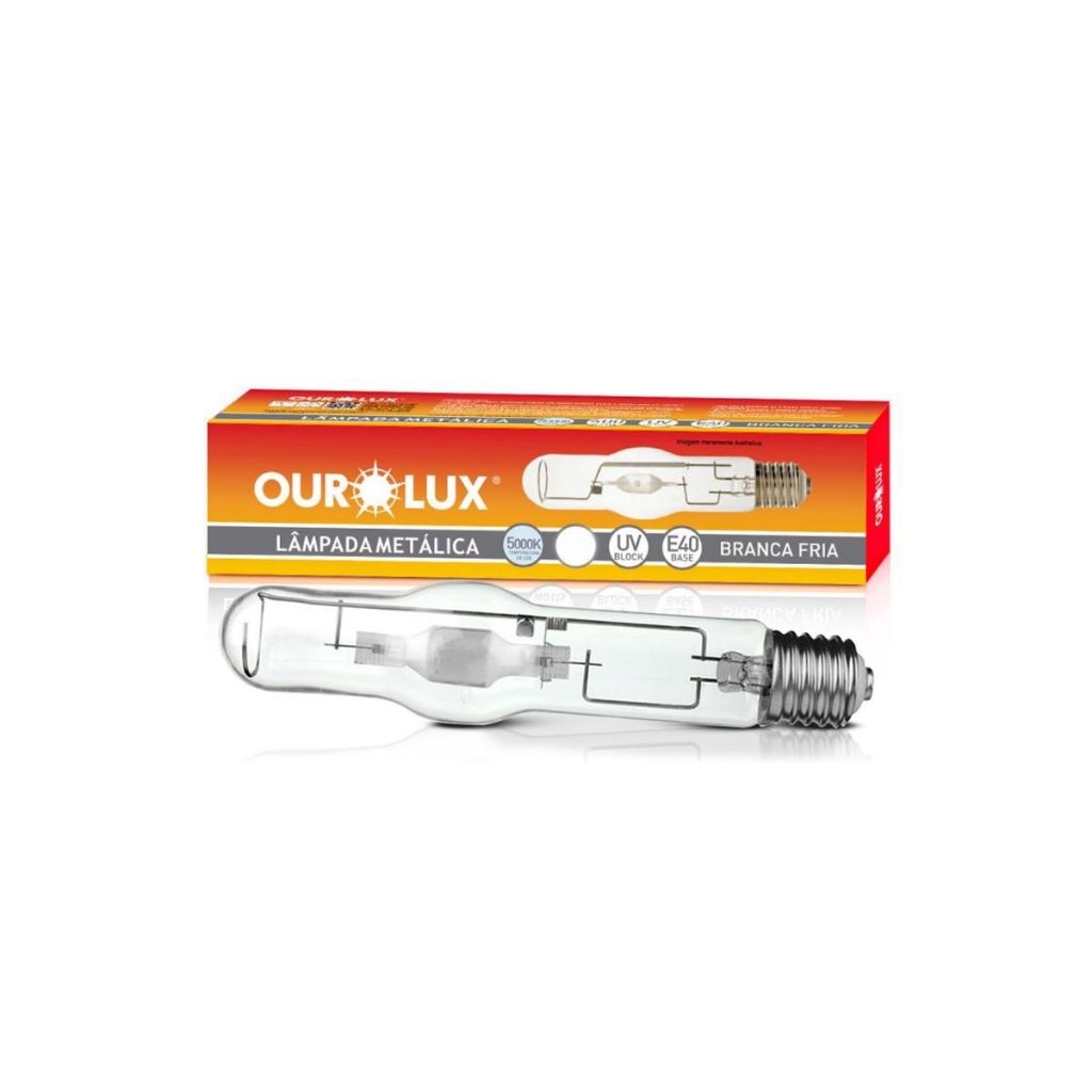 Lampada Vapor Metalico Tubular 250W E40 5000K Luz Branca em Oferta na Shopee