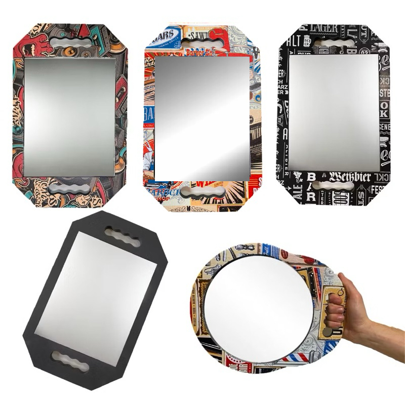 Espelho de Nuca Barbeiro Cabeleireiro Leve Profissional em Oferta na Shopee