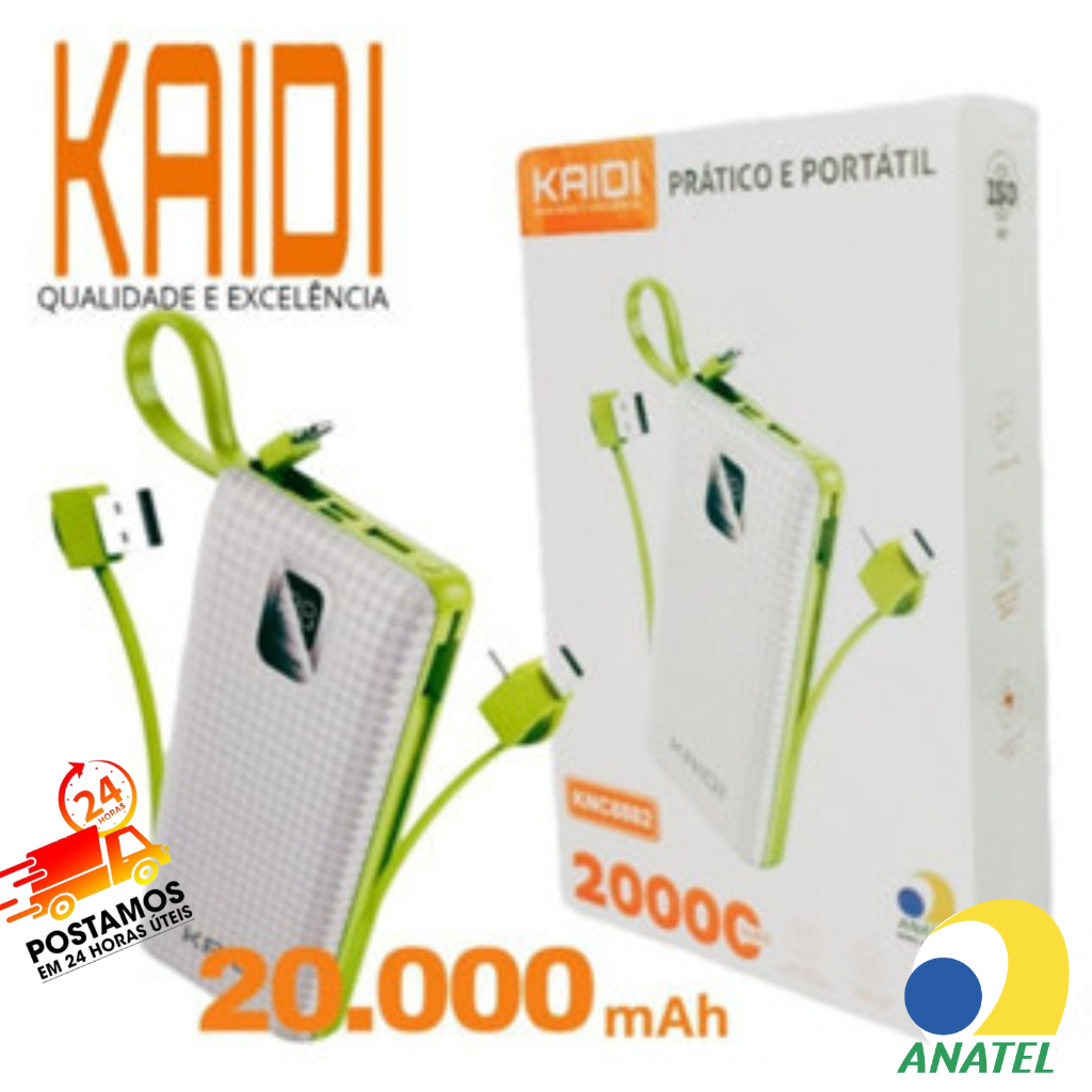 Kaidi Carregador Portátil: Onde Comprar | BuscaProdutos