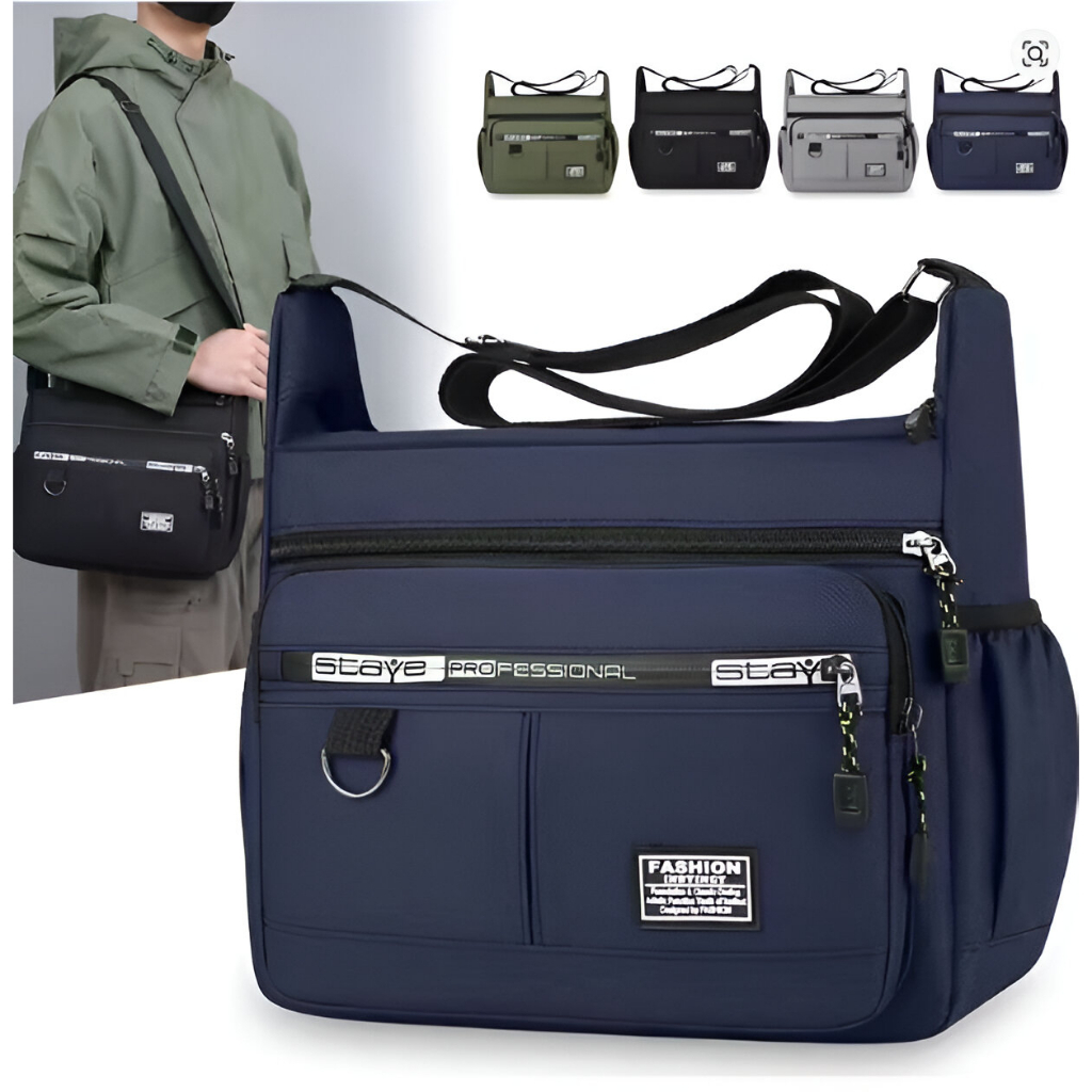 Bolsa Masculina Casual Impermeavel Resistente Grande