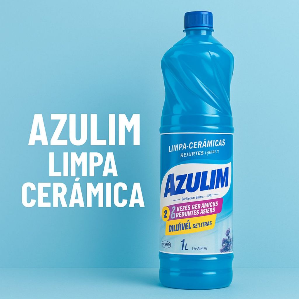 Azulim Limpa Cerâmica Pisos Lavanda 1L Remove Encardido Terra Sujeiras Manchas de Privada ...