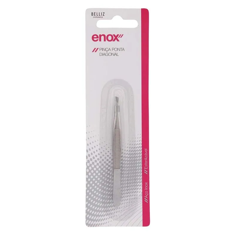 Pinça Enox Ponta Oblíqua Belliz Enox - 0673