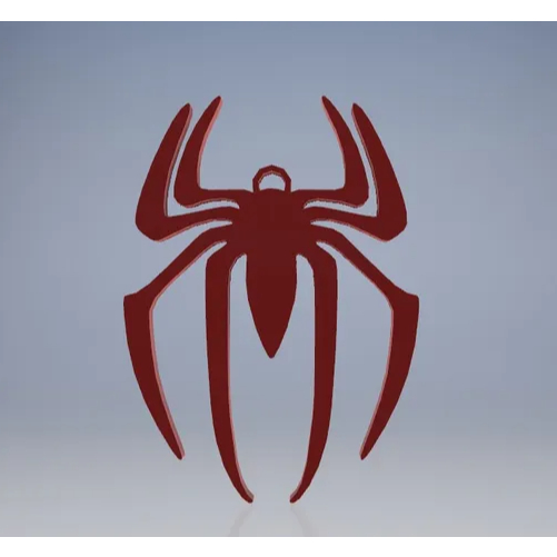[O MAIS BARATO+ENVIO RÁPIDO!] Chaveiro Símbolo Homem Aranha / Spider Man - 3D