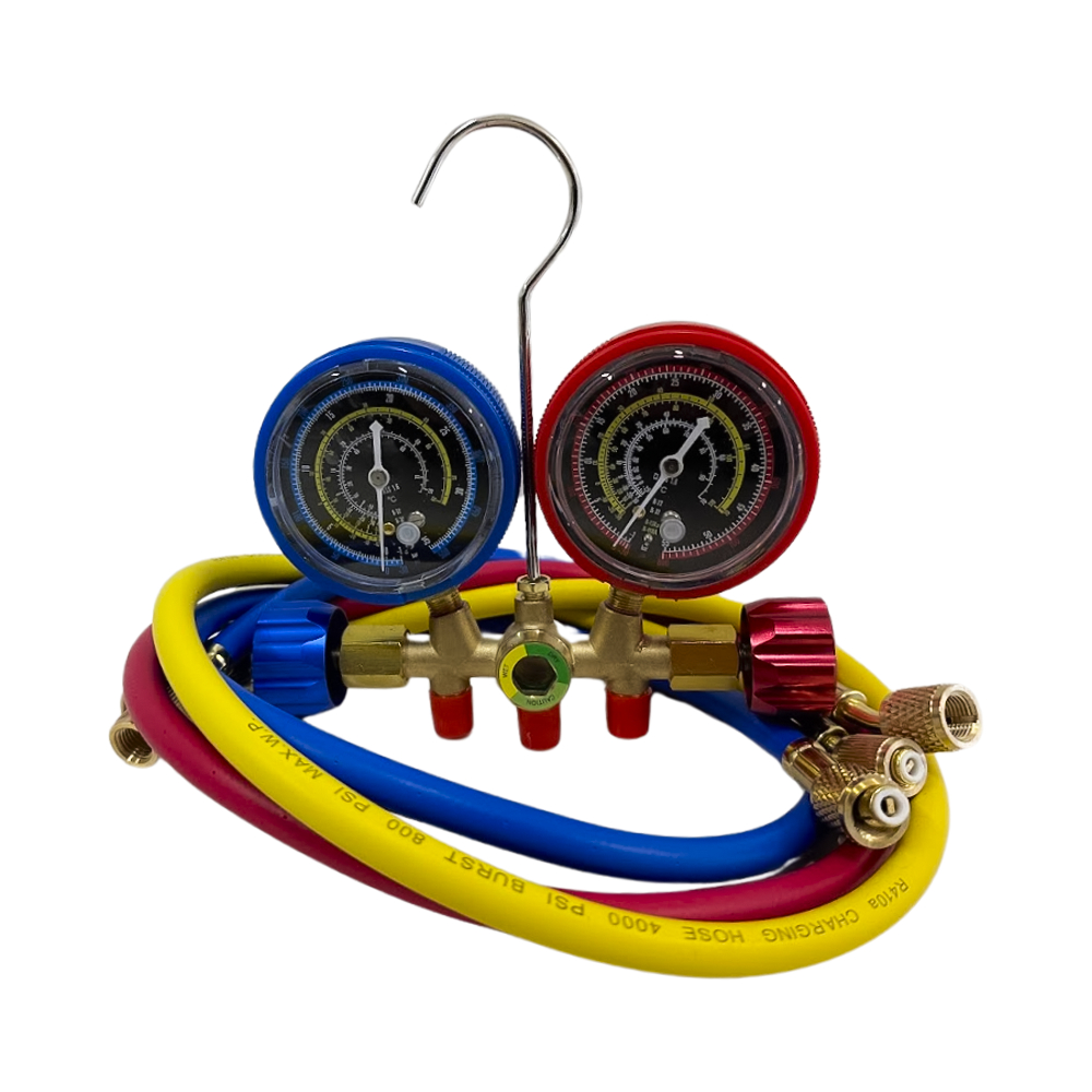 Manifold Ar Split R22 R134a R32 R410a Mangueira 90cm em Oferta na Shopee