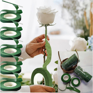 Fita Floral De Haste Auto-Adesiva Florista Verde Fitas Para Casamento, Fita Floral Verde Artesanato em Oferta na Shopee