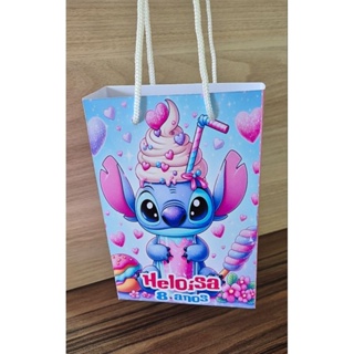 Sacolinha Stitch Candy personalizada - Pegue e monte - Fazemos vários temas consulte em Oferta na Shopee