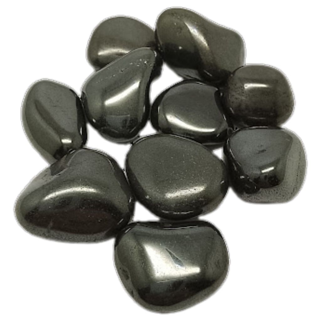 Pedra Rolada Hematita 100g - Equilíbrio E Energia Vital