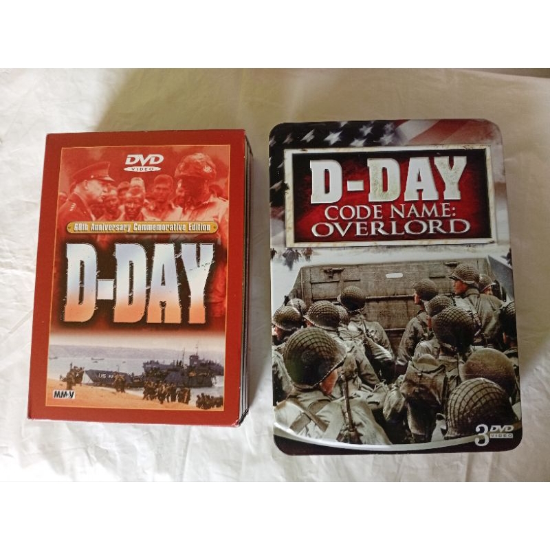 dvd box lata o dia D operação overlord importado
