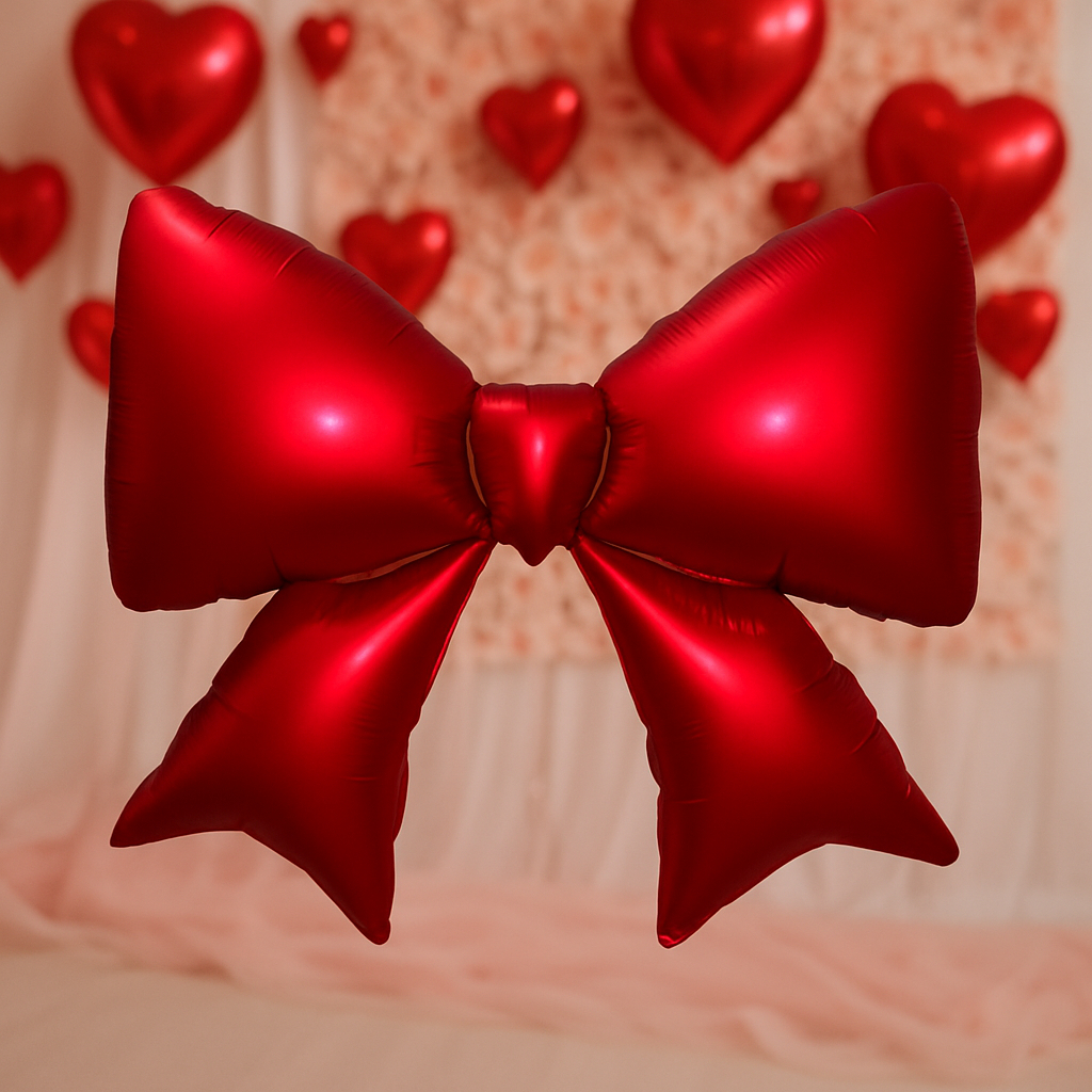 Balão Metalizado Laço de Presente Gigante 3D 92cm a 96cm Decoração Surpresa Especial em Oferta na Shopee