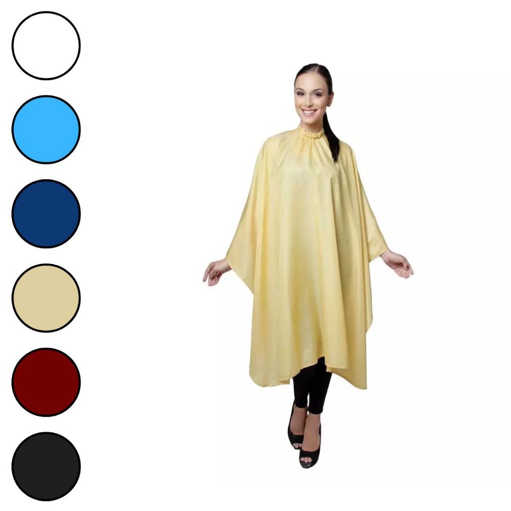 Capa De Corte Nylon  - Sem Manga Com Botão e Elástico