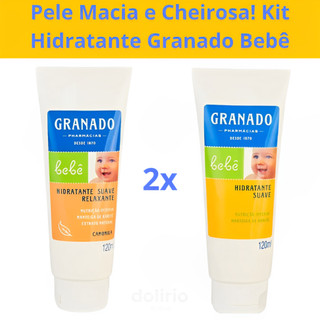 Kit 2x Hidratante Suave Granado Bebê 120ml – Camomila + Tradicional | Hidratação com Carinho