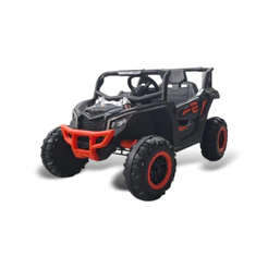 Quadriciclo Utv Elétrico Infantil Bang Toys 12v R3 Preto com Laranja Bivolt