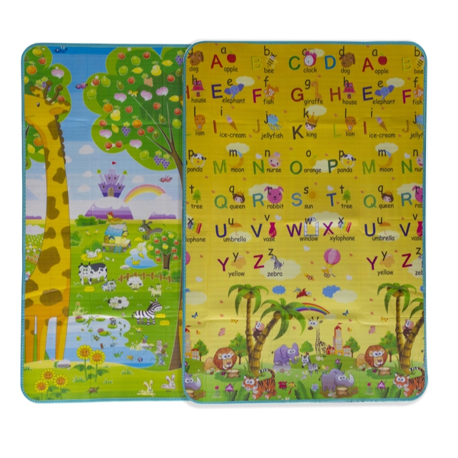 Tapete Infantil Epe Dobrável Com Bag Criança Unissex Girafa 180X120X0,5Cm