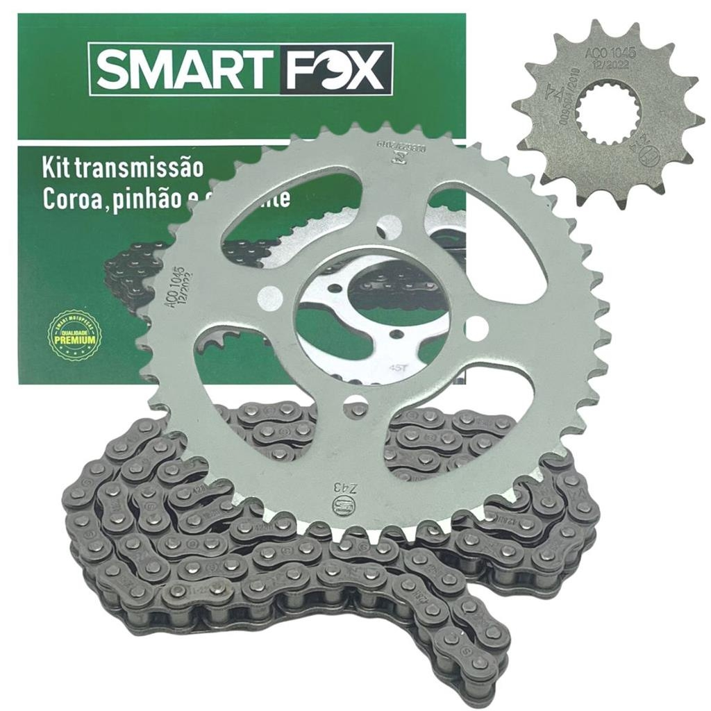 Kit Relação Suzuki YES 125 2005 2006 2007 2008 2009 2010 2011 2012 Reforçada com Aço 1045 em Oferta na Shopee