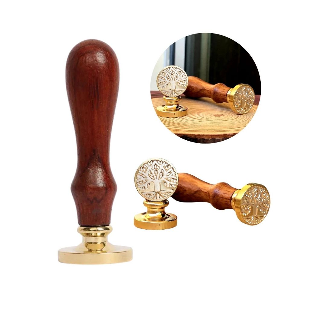 Sinete Árvore Da Vida - Carimbo Elegante Para Lacre
