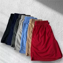 Bermuda shorts masculino com elastano academia praia piscina pra corrida