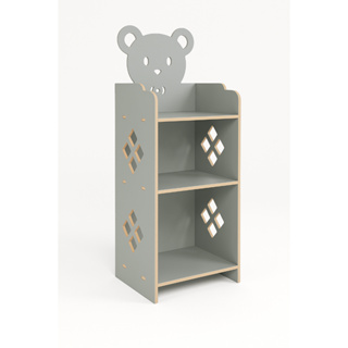 Mesa de Cabeceira Infantil Prateleira Organizador MDF Urso Brinquedoteca Quarto Kids Fácil Montagem em Oferta na Shopee