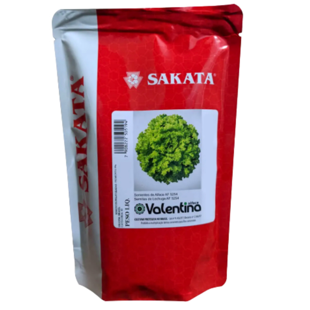 7.500 Sementes Peletizadas de Alface Crespa Valentina - SAKATA