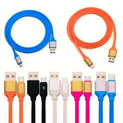 Cabo de Carregamento Tipo-c Turbo 120cm Reforçado Rápido Várias Cores
