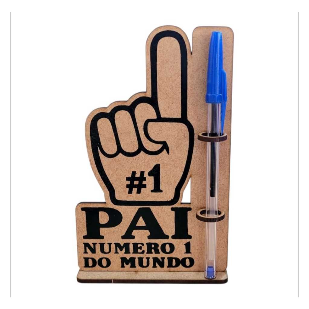 Kit 20 Lembrancinha Dia dos Pais em MDF Ref4