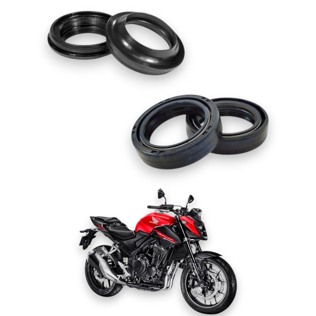 Retentor Bengala + Guarda Pó Honda Cb500 F Hornet500 2025..