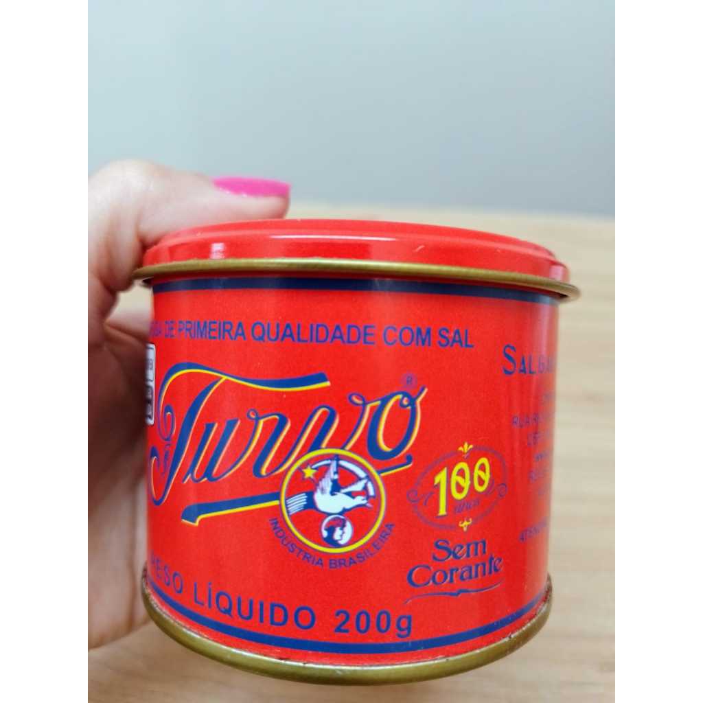 Manteiga Turvo Premium, Com sal, sem corante e conservante- 200g