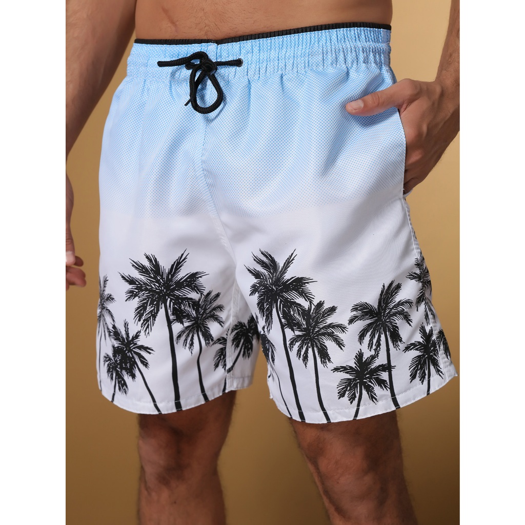 Bermudas Masculinas  Shorts Surf Estampada Praia Tactel  Adulto  Shorts em Oferta na Shopee