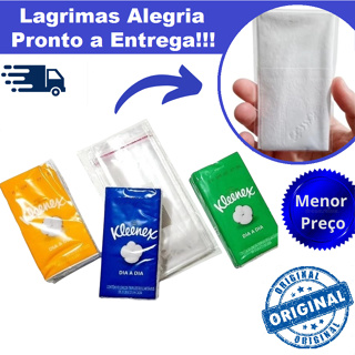 Lenços Lágrimas De Alegria Para Casamento (Saquinhos + Lenços Kleenex) ENVIO RÁPIDO em Oferta na Shopee
