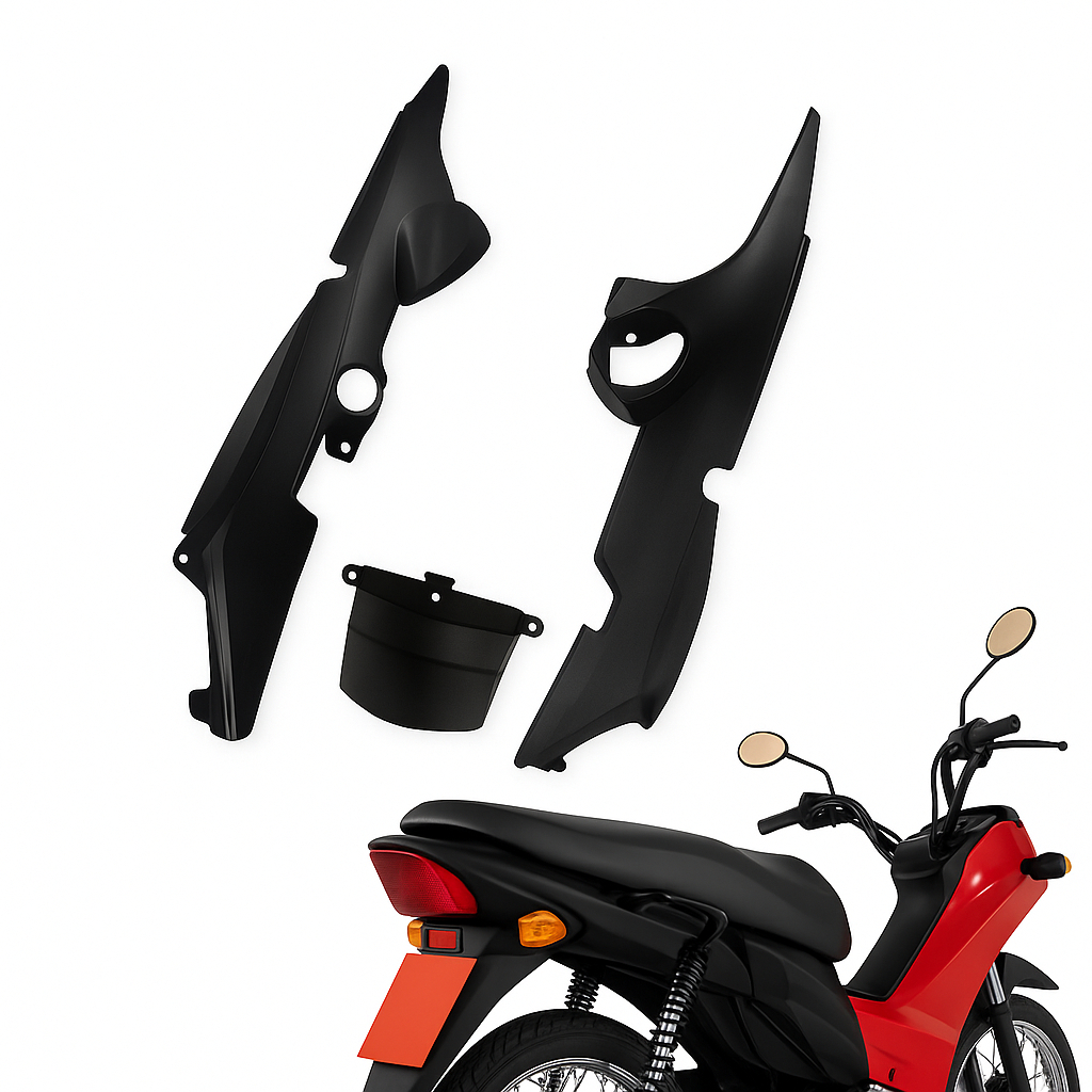 Kit Rabeta Traseira Completa Pop 110 2016 a 2022 Original Plasmoto