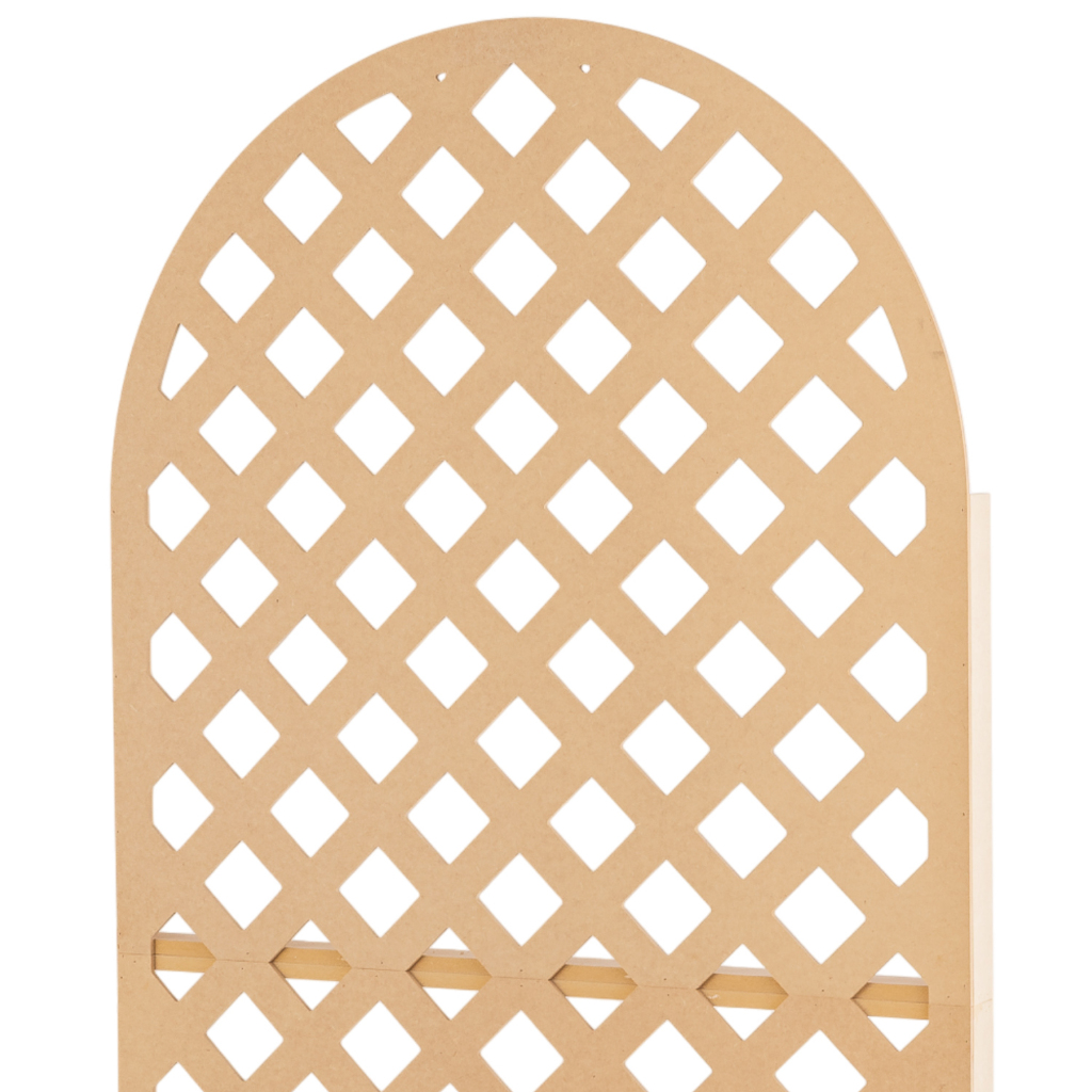 Painel Vazado Treliça Redondo Decoração Festa Mdf