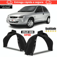 Par/Un Parabarro Dianteiro Corsa Classic 95 96 97 98 99 2000 2001 2002 a 2009 Bate Pedra ASA URUBU