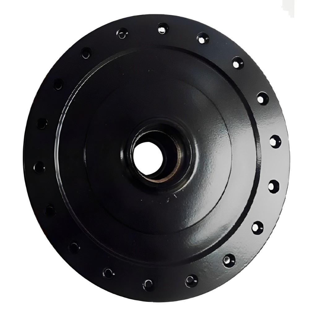 Cubo Roda Dianteira Dianteiro Preto Cg Fan 125 / Titan 150 Freio Á Tambor