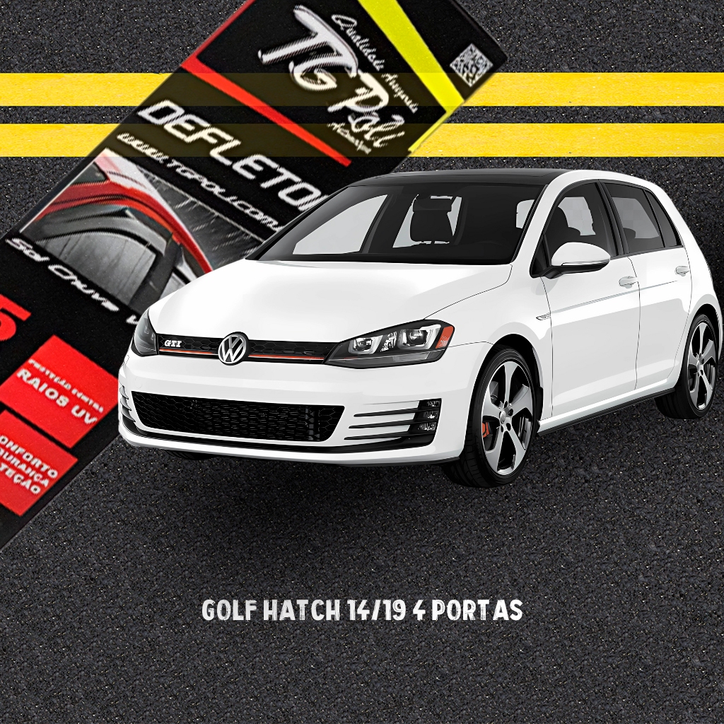 Calha para Carro Novo Golf Hatch 14/19 4 Portas TG Poli