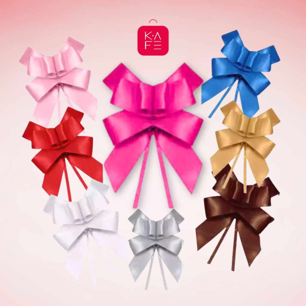 Laço Fácil de Cetim Lacinho Pronto Kafe Embalagens em Oferta na Shopee
