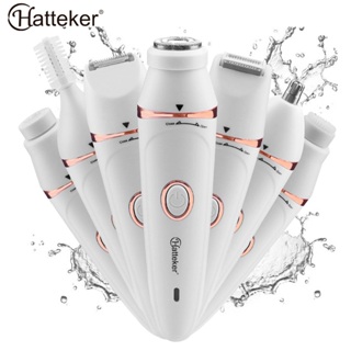 Depilador 7 em 1 Recarregável à Prova d’Água IPX5 com Acessórios para Rosto e Corpo USB,BivoltHT-590 em Oferta na Shopee