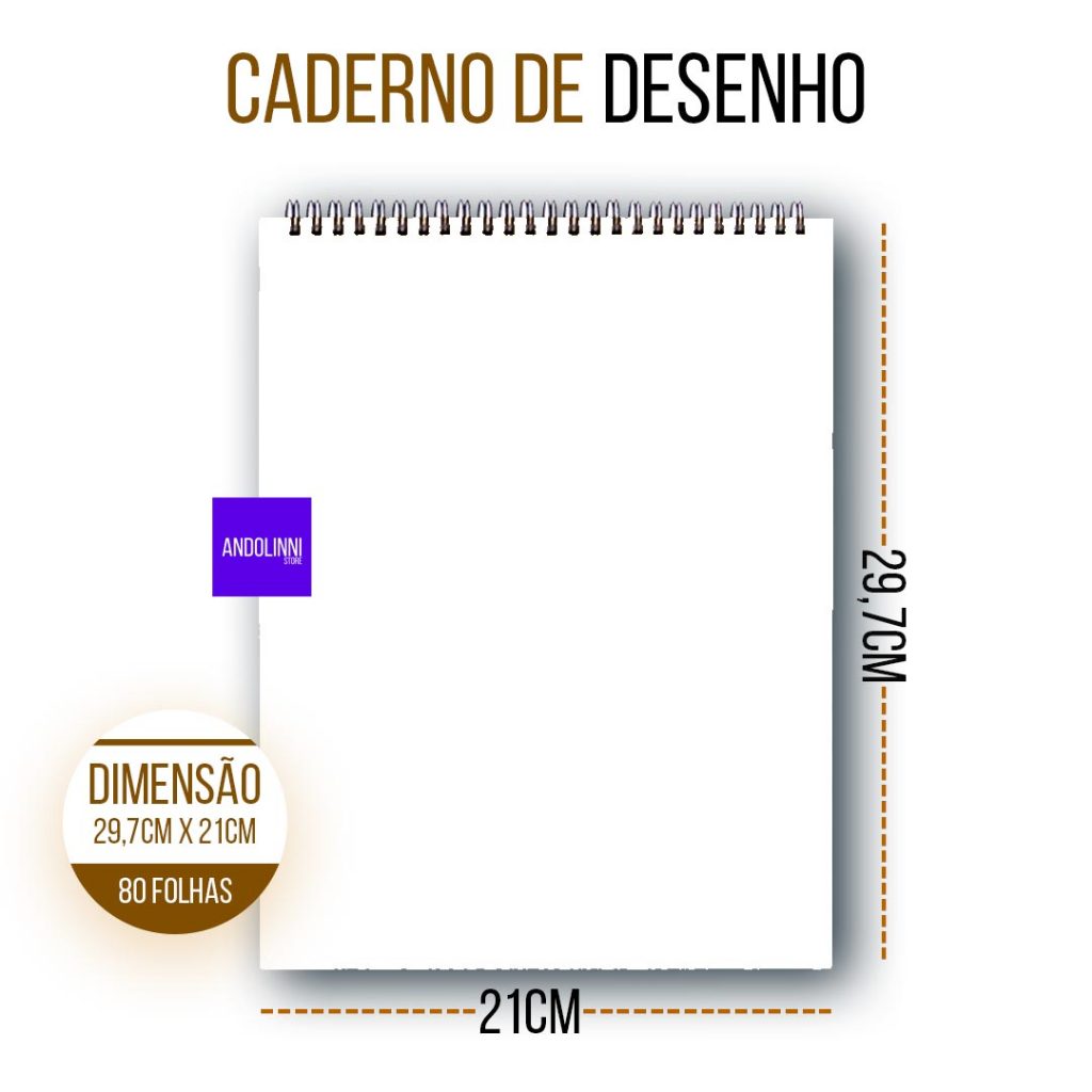 Desenho para Desenhar Capa de Caderno: Onde Comprar | BuscaProdutos