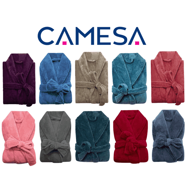 Roupão de Inverno (Tamanho Único) Camesa Aveludado Unissex Microfibra Antialérgico