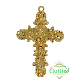 5 peças Cruz Crucifixo Cristo e Rosas🌹(cRosas2) em Oferta na Shopee